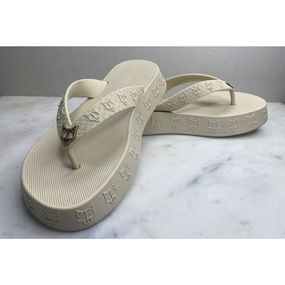 Nakedwolfe Womens Shoes EU Size 38-39 Holiday Platform Chunky Flip Flop Sandals - Picture 3 of 12